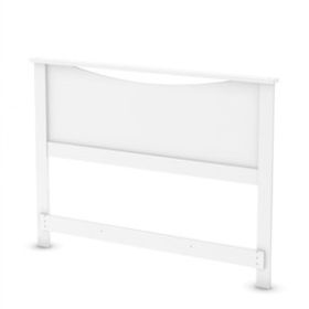 Full size Headboard in White Wood Finish
