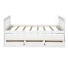Captain's Bed Twin Daybed with Trundle Bed and Storage Drawers, Beds for chlidren