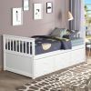 Captain's Bed Twin Daybed with Trundle Bed and Storage Drawers, Beds for chlidren