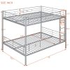 Full Over Full Metal Bunk Bed