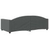 Day Bed Dark Gray 39.4"x74.8" Fabric